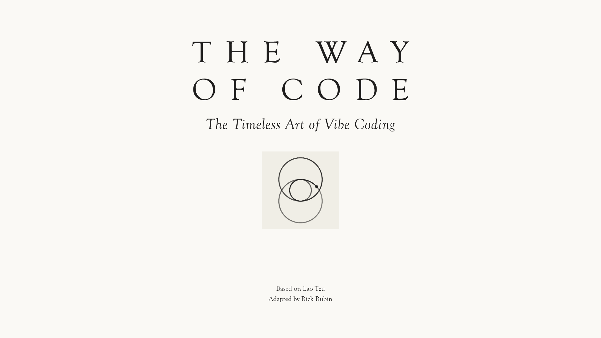 The Way of Code screenshot