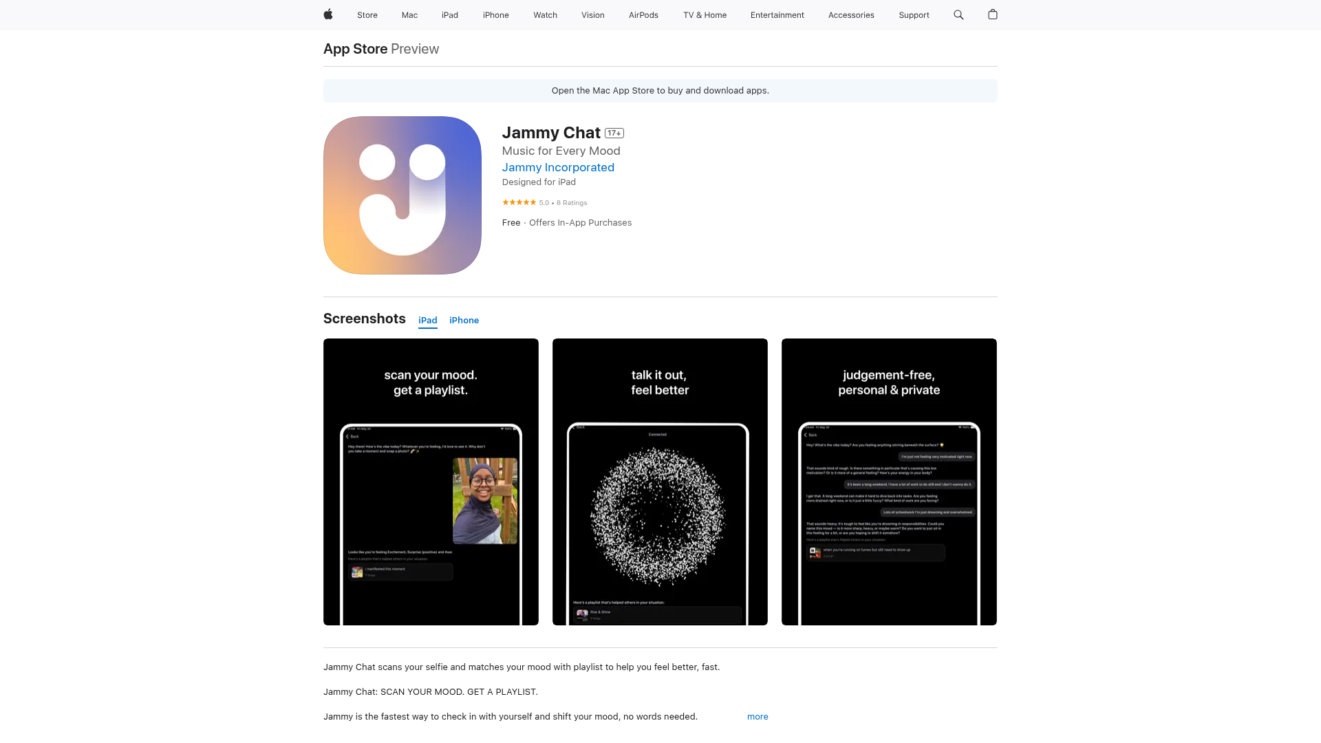 Jammy Chat screenshot