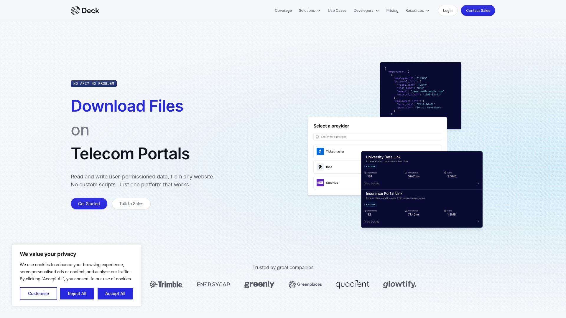 Deck screenshot