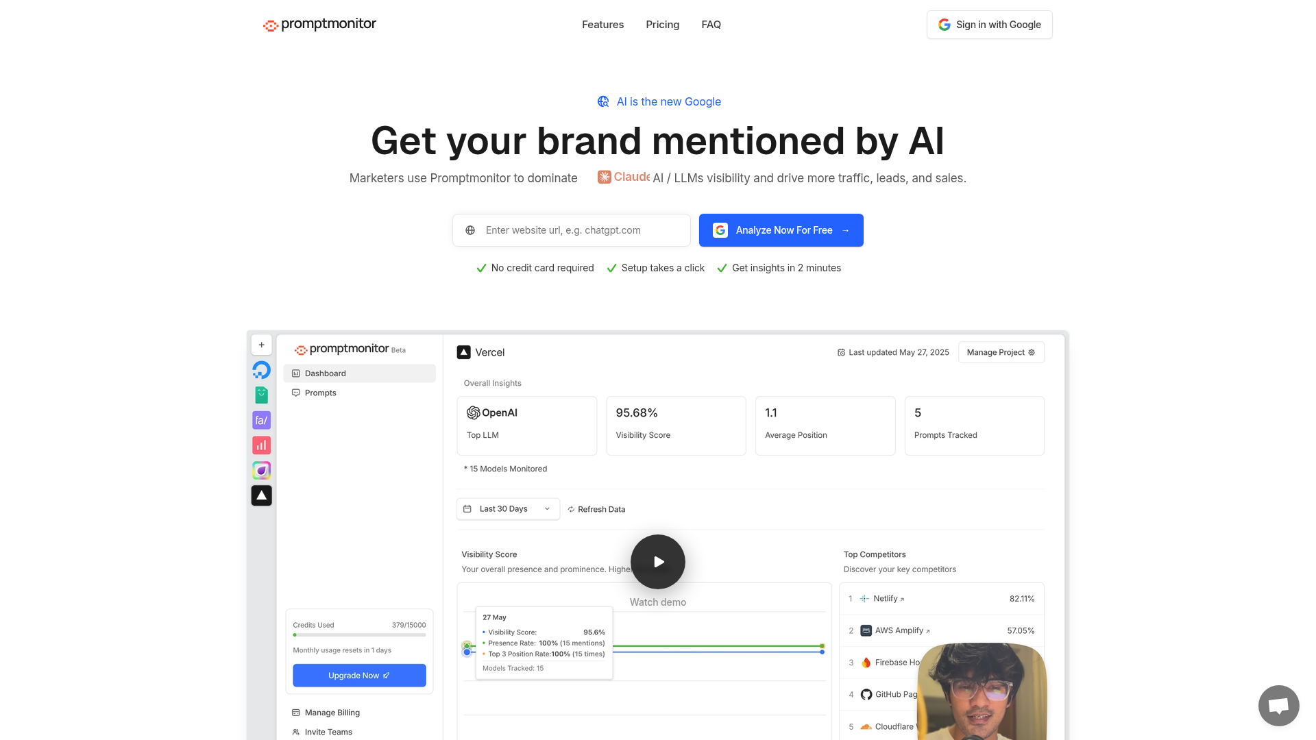 Promptmonitor screenshot