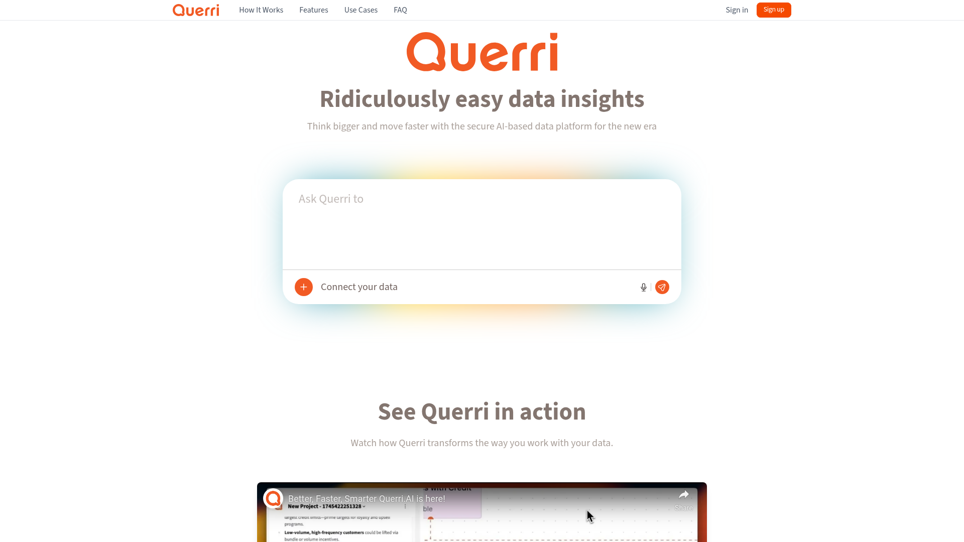 Querri screenshot