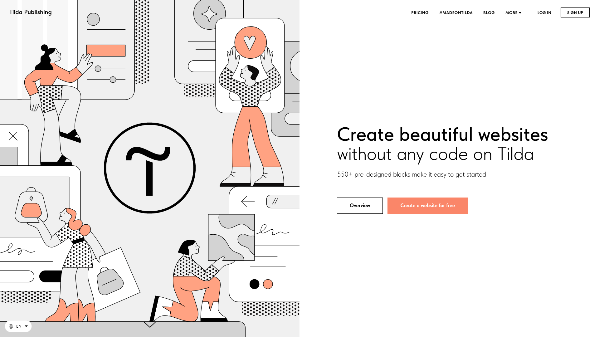 Tilda Website Builder screenshot