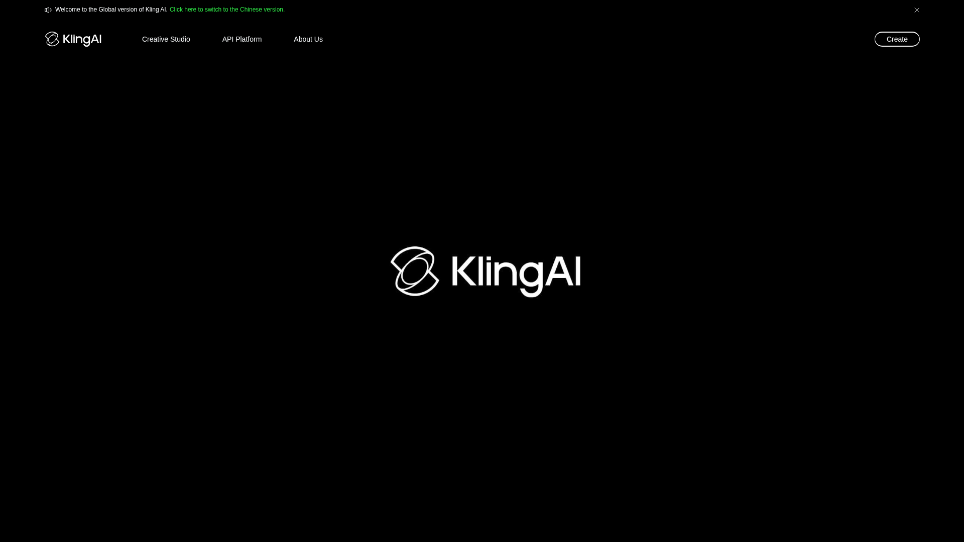 Kling AI screenshot
