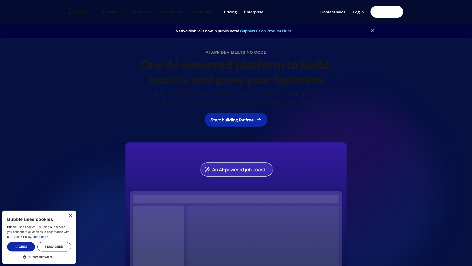 Bubble screenshot