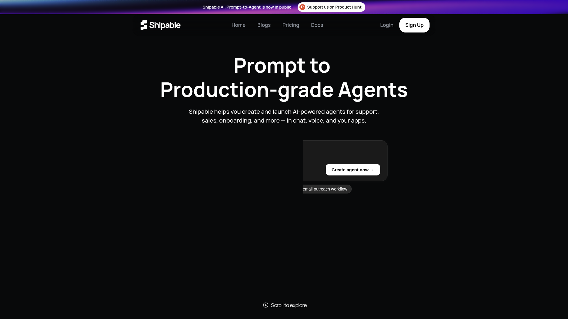 Shipable screenshot