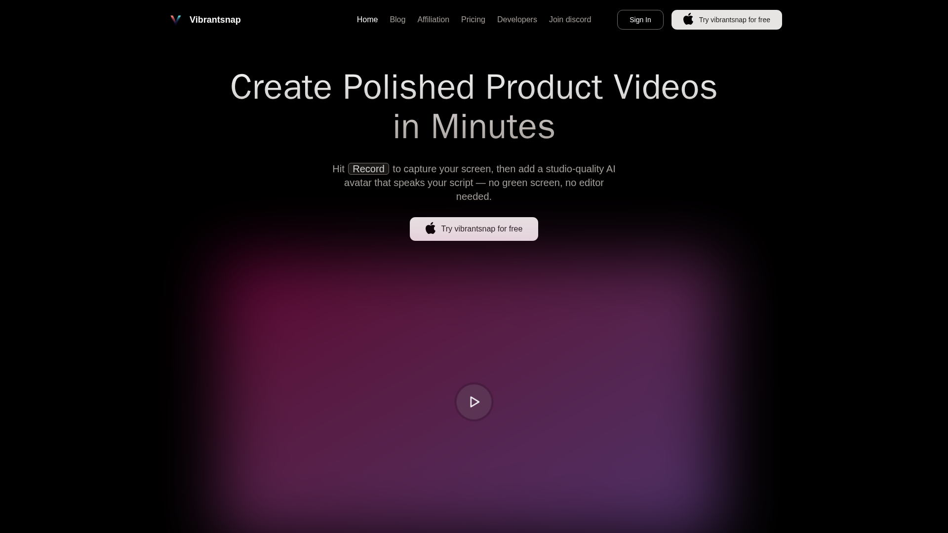 VibrantSnap screenshot